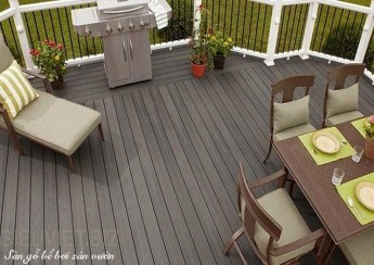sàn gỗ ngoài trời, ván sàn ngoài trời, gỗ nhựa ngoài trời