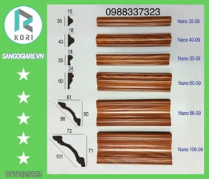 Phào trần nhựa vân gỗ