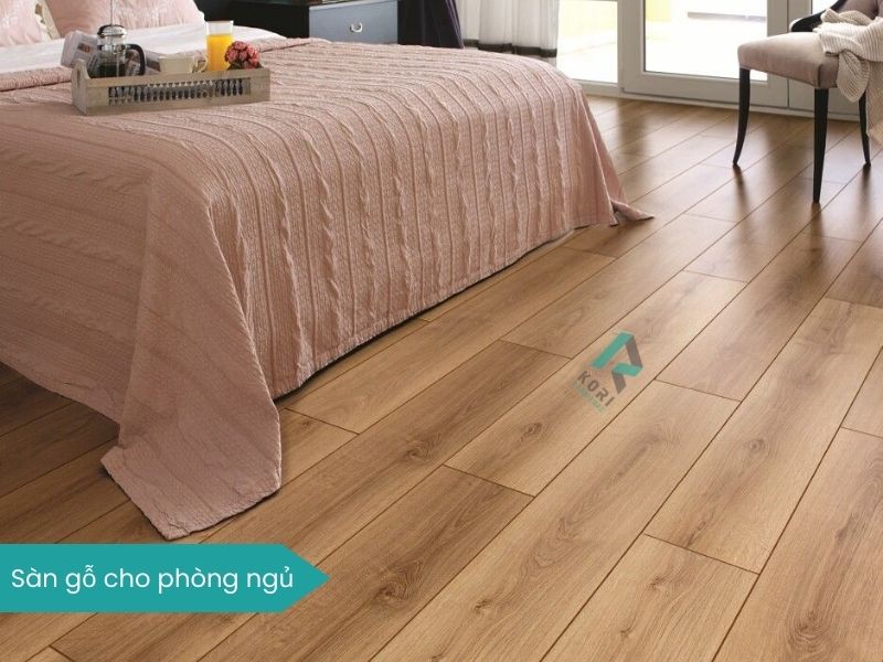 sàn gỗ vinasan cho phòng ngủ