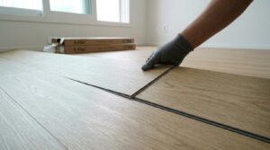 Hình ảnh sàn nhựa giả gỗ hèm khóa giá rẻ