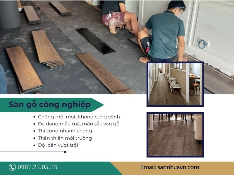 sàn gỗ chịu nước giá rẻ