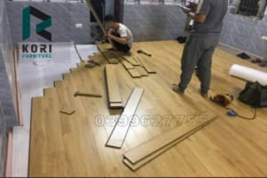 thi công sàn gỗ công nghiệp