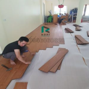 Lắp đặt sàn gỗ công nghiệp