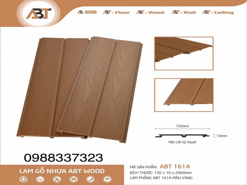 Lam gỗ nhựa ABT wood 161A