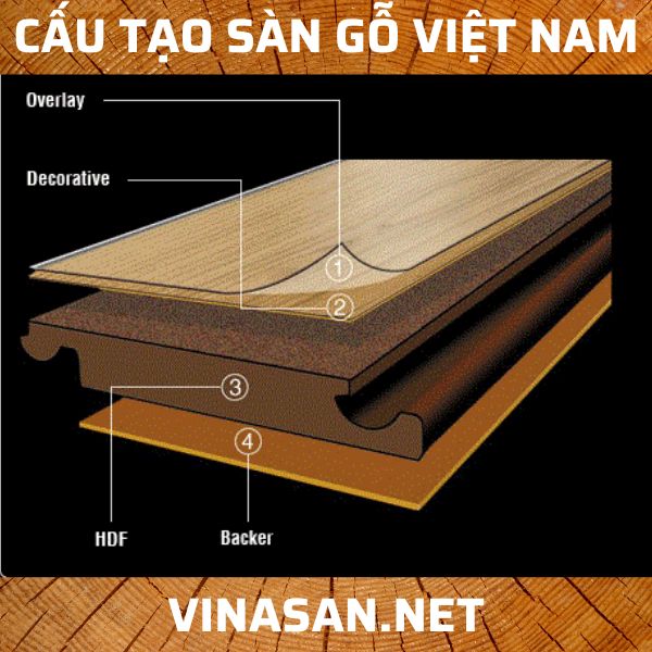 Cấu tạo sàn gỗ Việt Nam