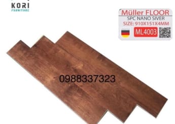 Mẫu màu sàn nhựa muller