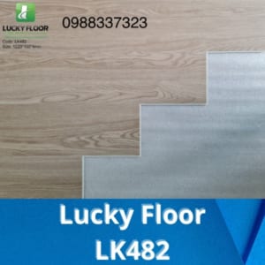 Sàn nhựa hèm khoá Lucky Floor 482