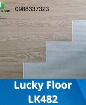 Sàn nhựa hèm khoá Lucky Floor 482