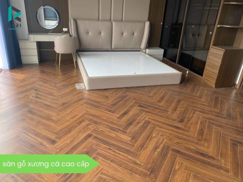 sàn gỗ xương cá komas cốt đen